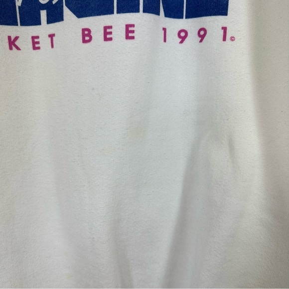1991 Vintage Basket Bee  Pullover Crewneck - Picture 3 of 8